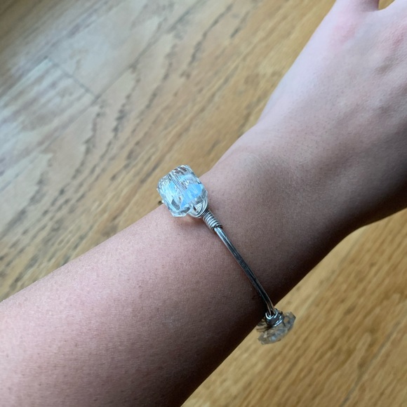 New Bourbon and Bowties Crystal clear Bangle - Picture 2 of 4